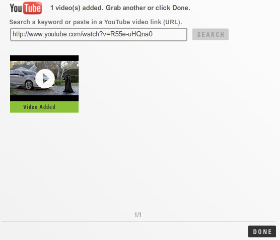 Adding video is a Youtube link affair. No regular video files for playback. 