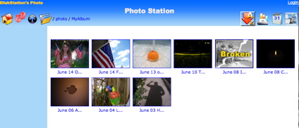 The photo station application