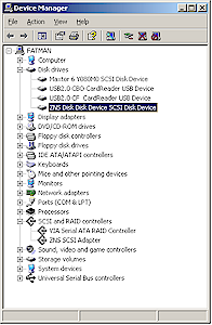 SC101 entries in Device Manager