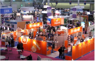 Fall VON 2005 show floor (click to enlarge)
