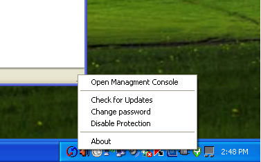 Open management console