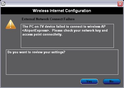 Wireless Error