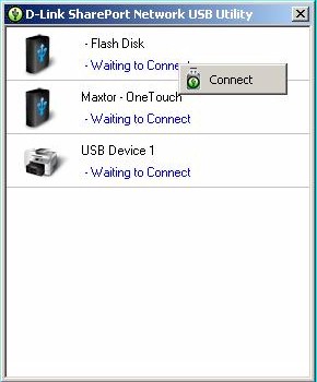 SharePort showing multiple devices