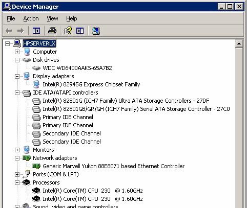 LX195 Device manager