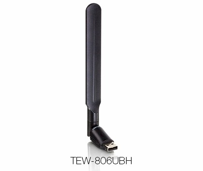 TRENDnet TEW-806UBH AC600 High Gain Wireless USB Adapter