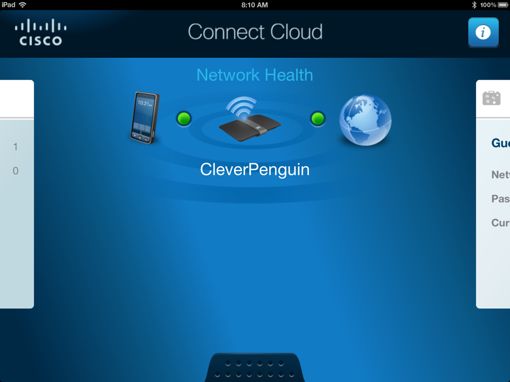 Cisco Connect Cloud landing screen