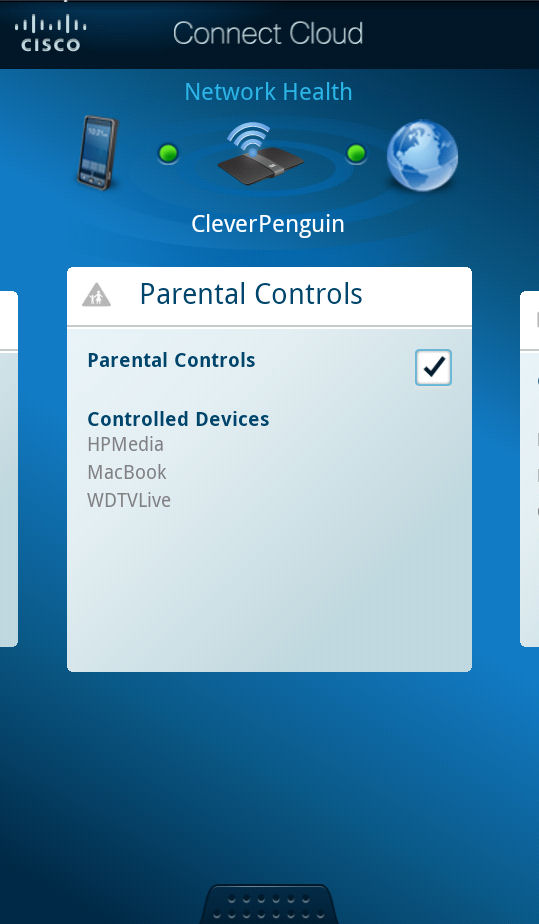 Cisco Connect Cloud Parental Control