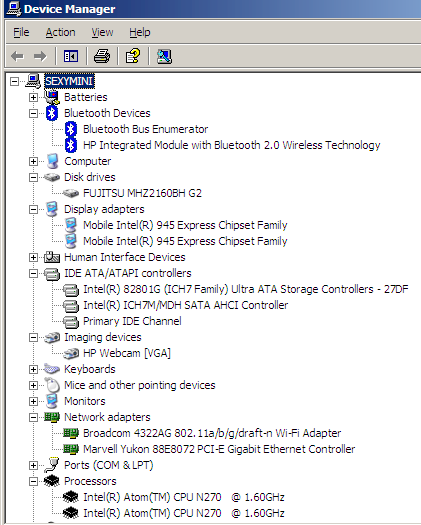Mini 2140 Device Manager