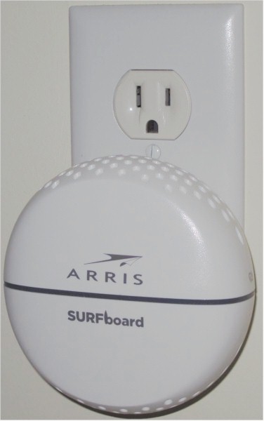 Arris SBX-1000P plugged in