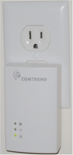 Comtrend PG-9172 plugged in