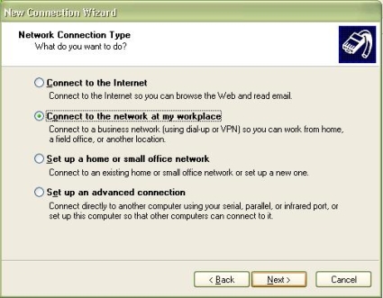 PPTP connection on XP