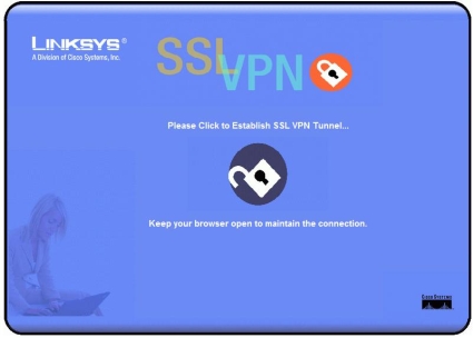 SSL connection screen