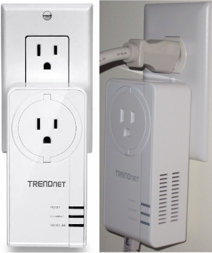 TRENDnet TPL-421E plugged in