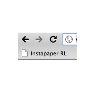 The bookmarklet that you add to your favorite web browser to make Instapaper easy to use.