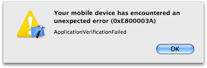 Error installing to my iPod