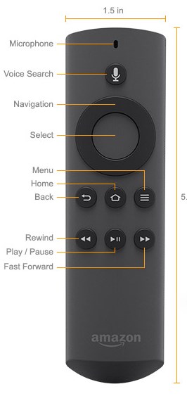 Amazon Fire TV remote control