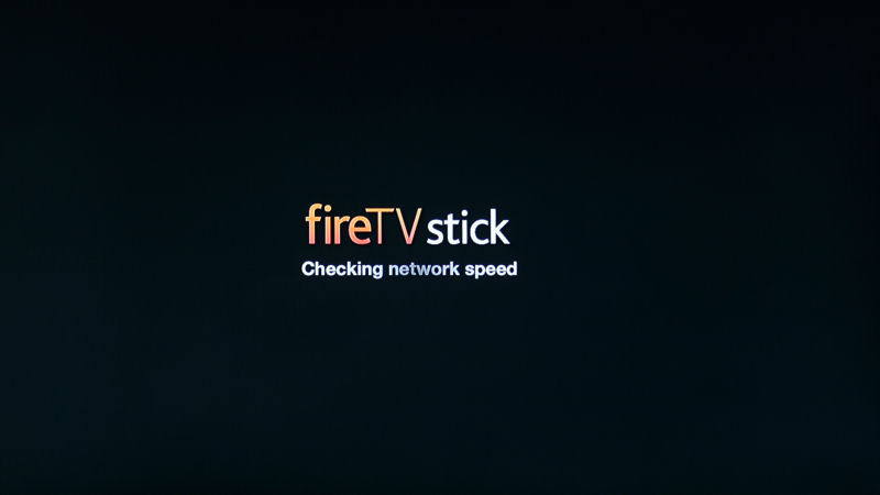 Amazon Fire TV Stick - Checking Network Speed