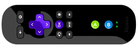 Roku 2 XS controller senses motion for game playing