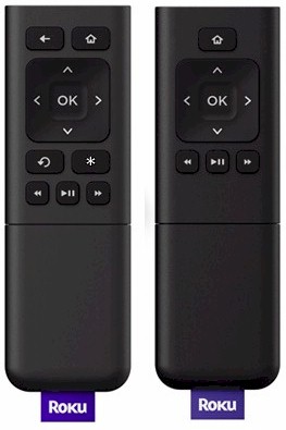 New Enhanced and Basic Roku remotes
