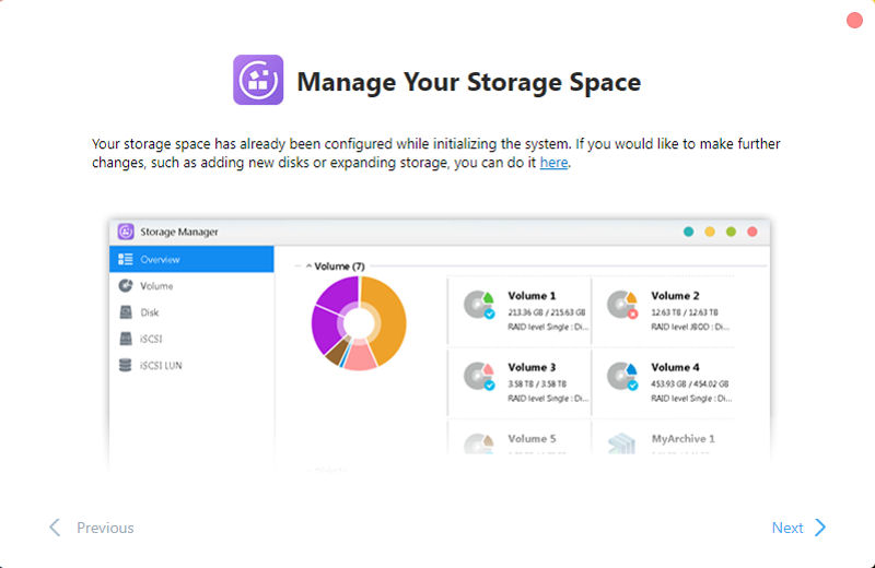 ASUSTOR ADM 3.0 - Manage Storage