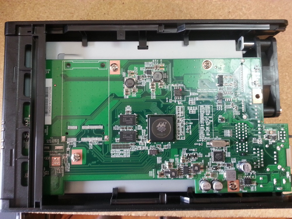 View of the Linkstation 420 board