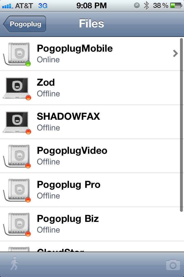 File management on iPhone.