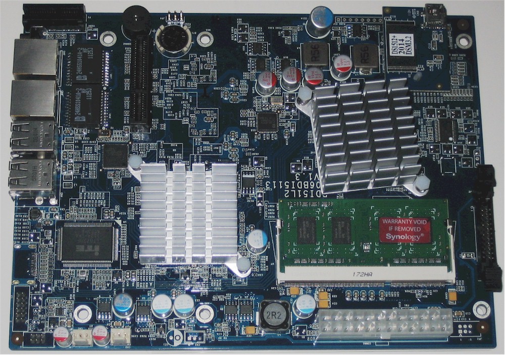 Synology DS1512+ DiskStation board