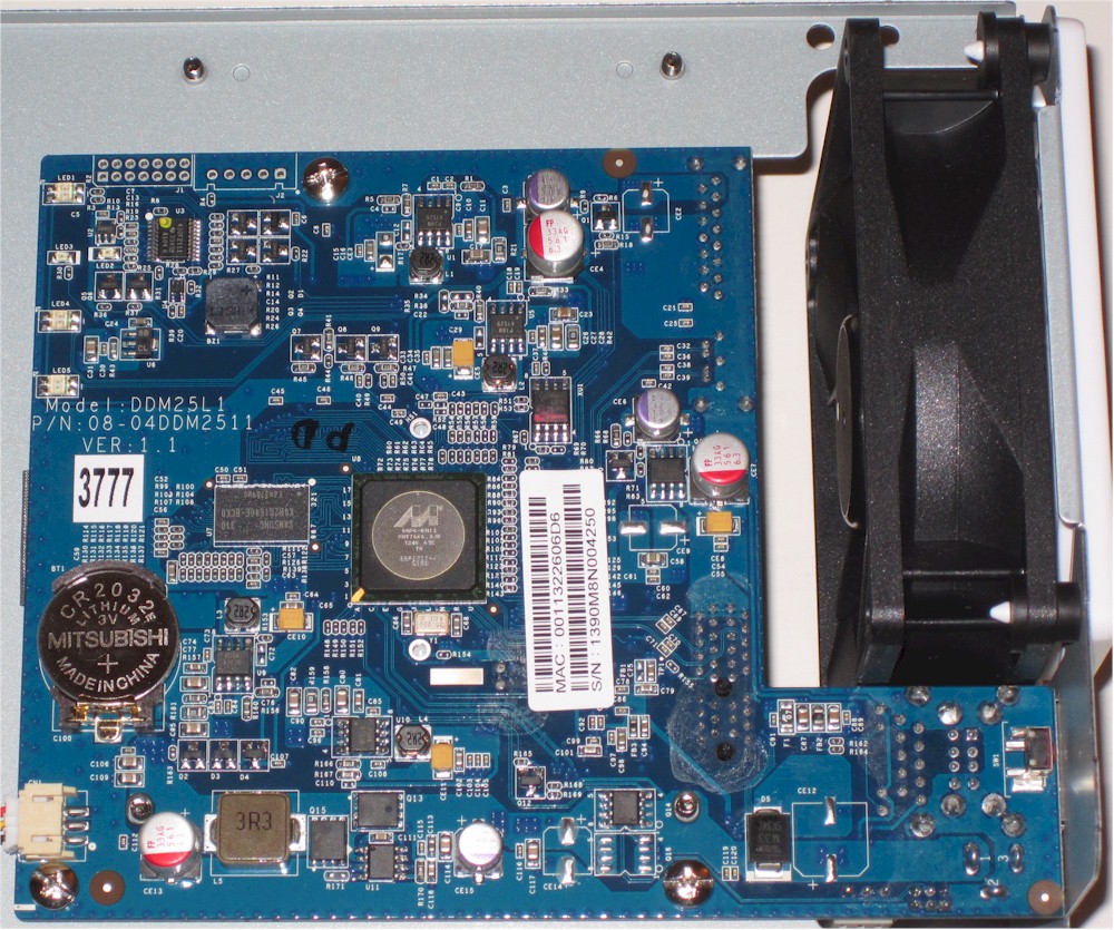 Synology DS214se PCB top