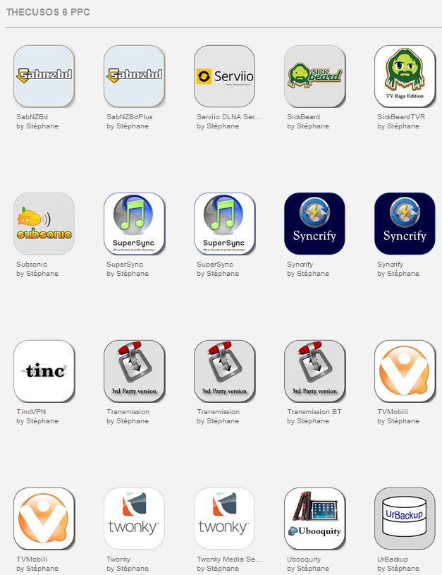 Thecus N4310 Third Party Apps