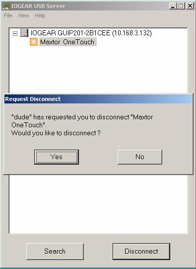GUIP201 Disconnect request