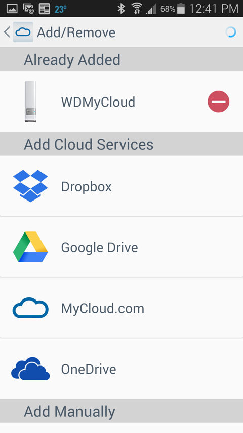 Android - WD My Cloud