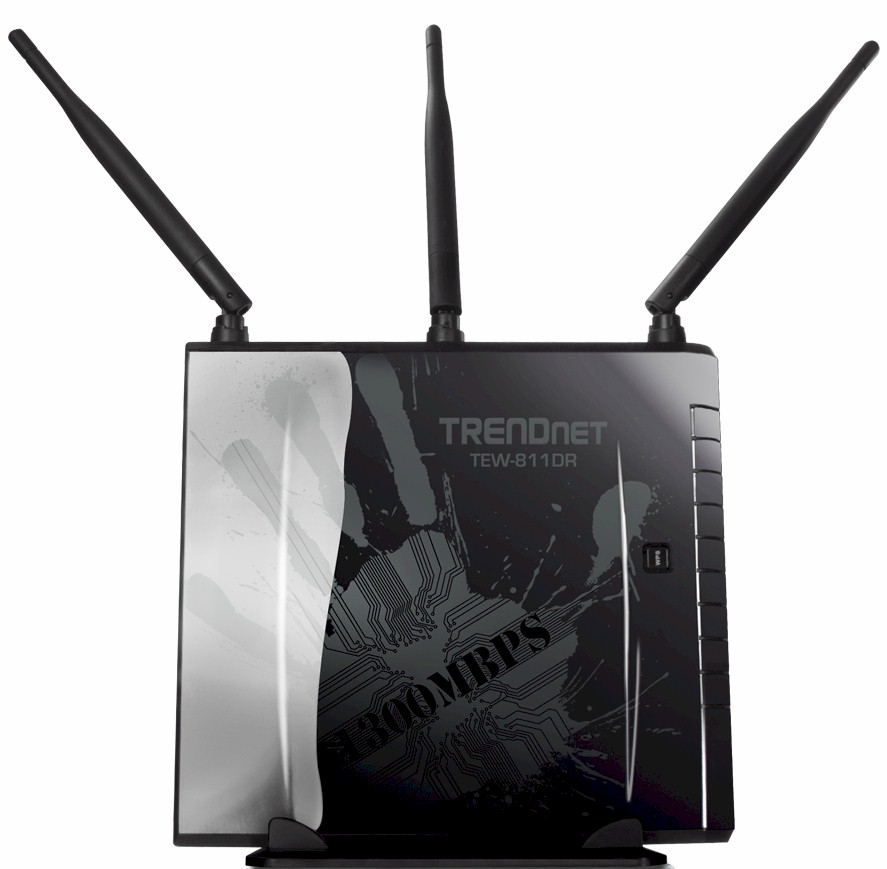 TRENDnet TEW-811DR 1300 Mbps Dual Band Wireless AC Router