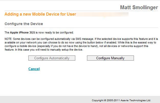 Some phones can apparently be configured via SMS. I don't know of any in the USA that allow that.