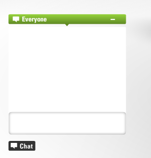  The chatbox can be global or to individual guests.