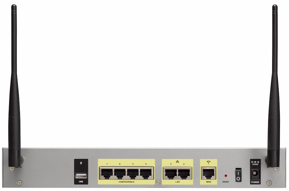 Cisco ISA550W front panel