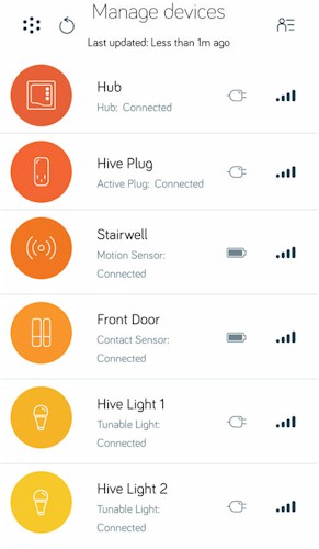 Hive Welcome Pack - Manage Devices