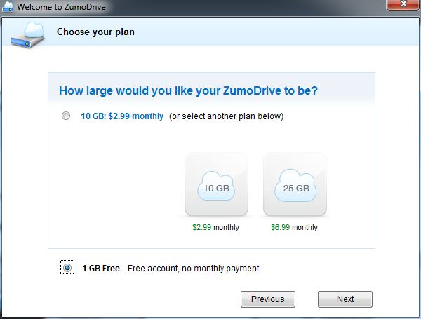 After installation, you have the option to upgrade to a pay-for plan option.
