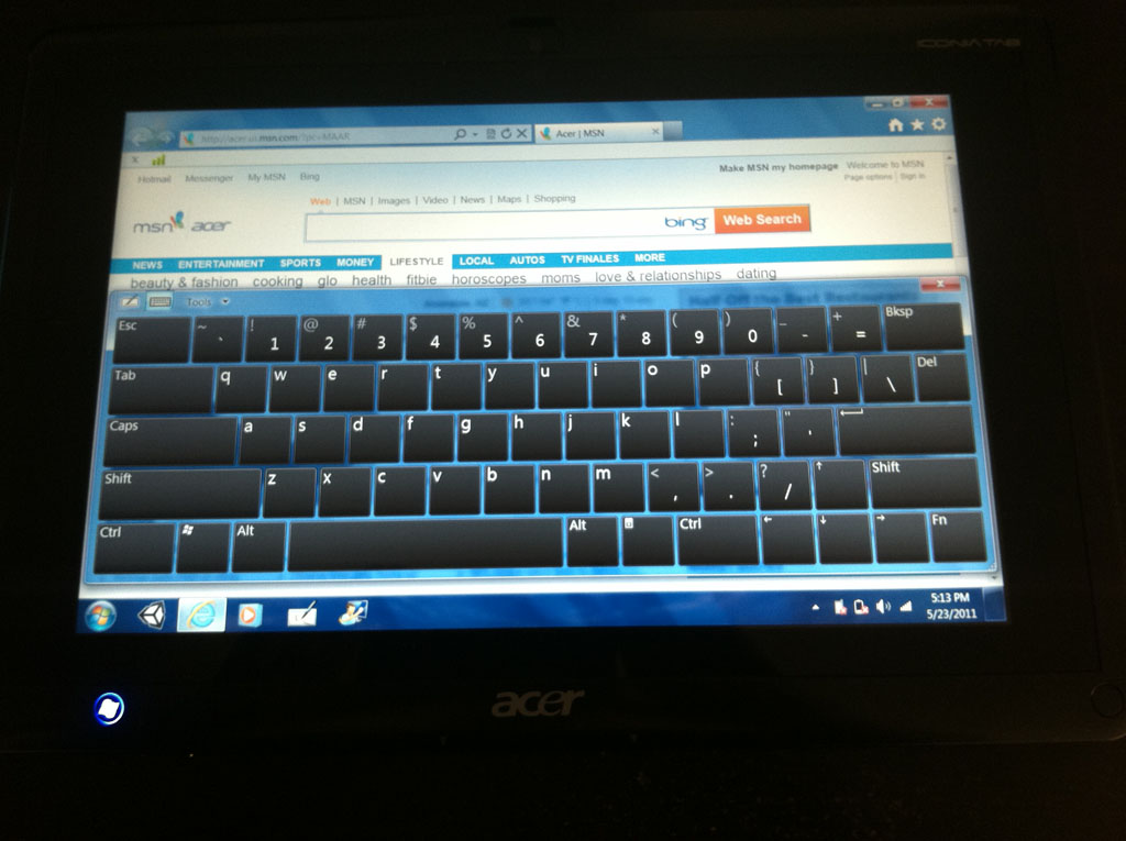 Software keyboard