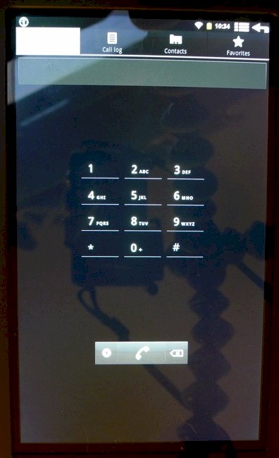 Since CM7 is also for phones, you can pull up the phone view on the nook.