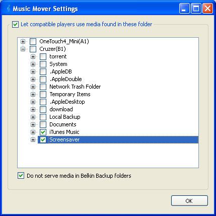 Music Mover Settings