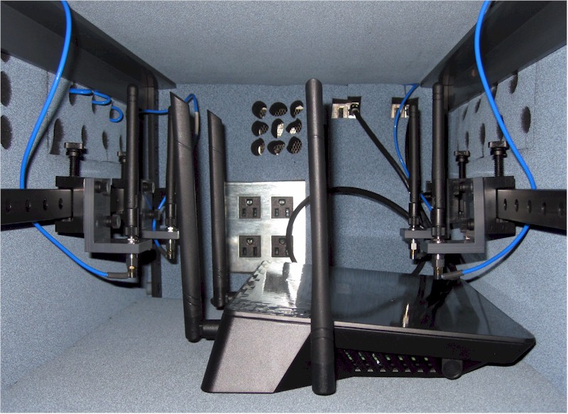 D-Link Covr router in test chamber