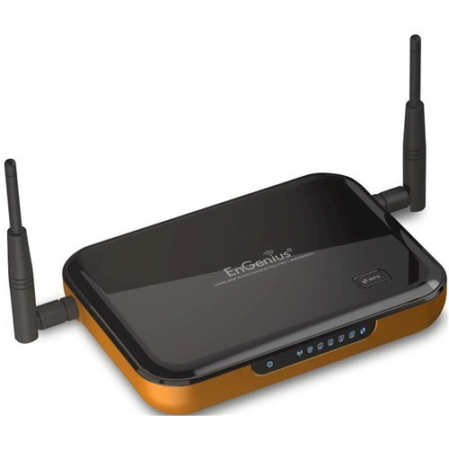 EnGenius ESR9855G Multimedia Enhanced Wireless N Gaming Router with Gigabit