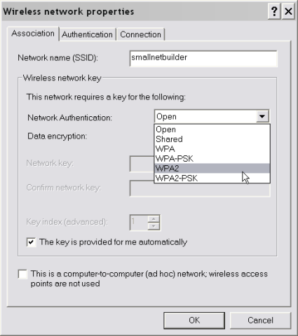 WPA2 Configuration