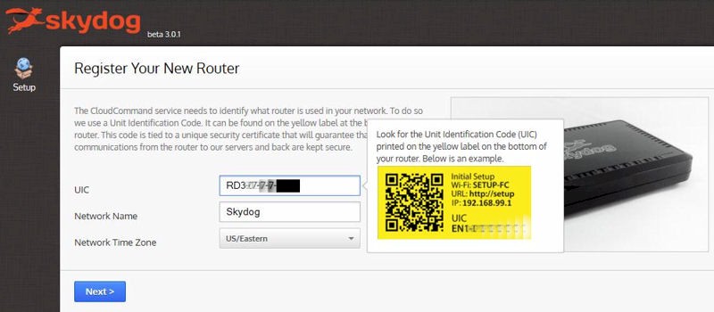 Register Your New Router
