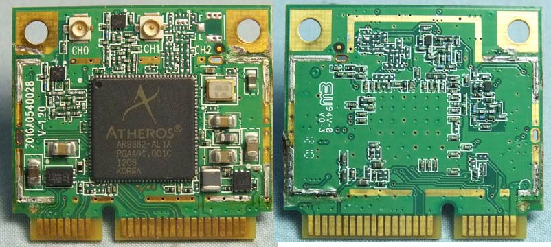 Skydog mini PCIe board detail