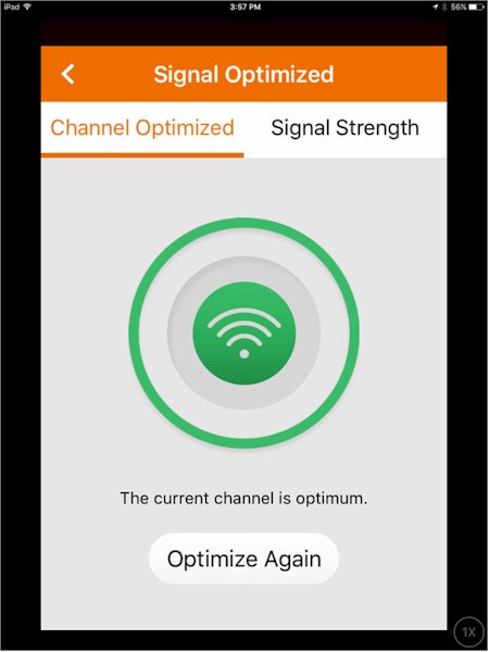 Tenda AC15 iOS Mobile app - Signal Optimized