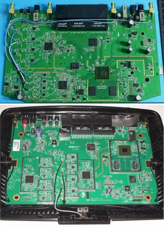Amped Wireless RTA2600 & Linksys EA8500 boards