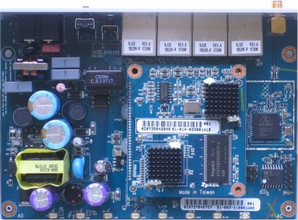 NBG318S board with HomePlug AV module