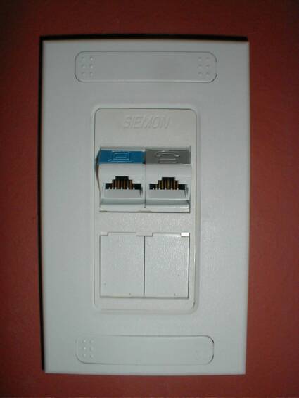 Wall plate with labeling covered