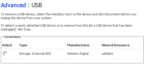 You can attach additional storage devices to either of the two USB ports on the SS4000-E.